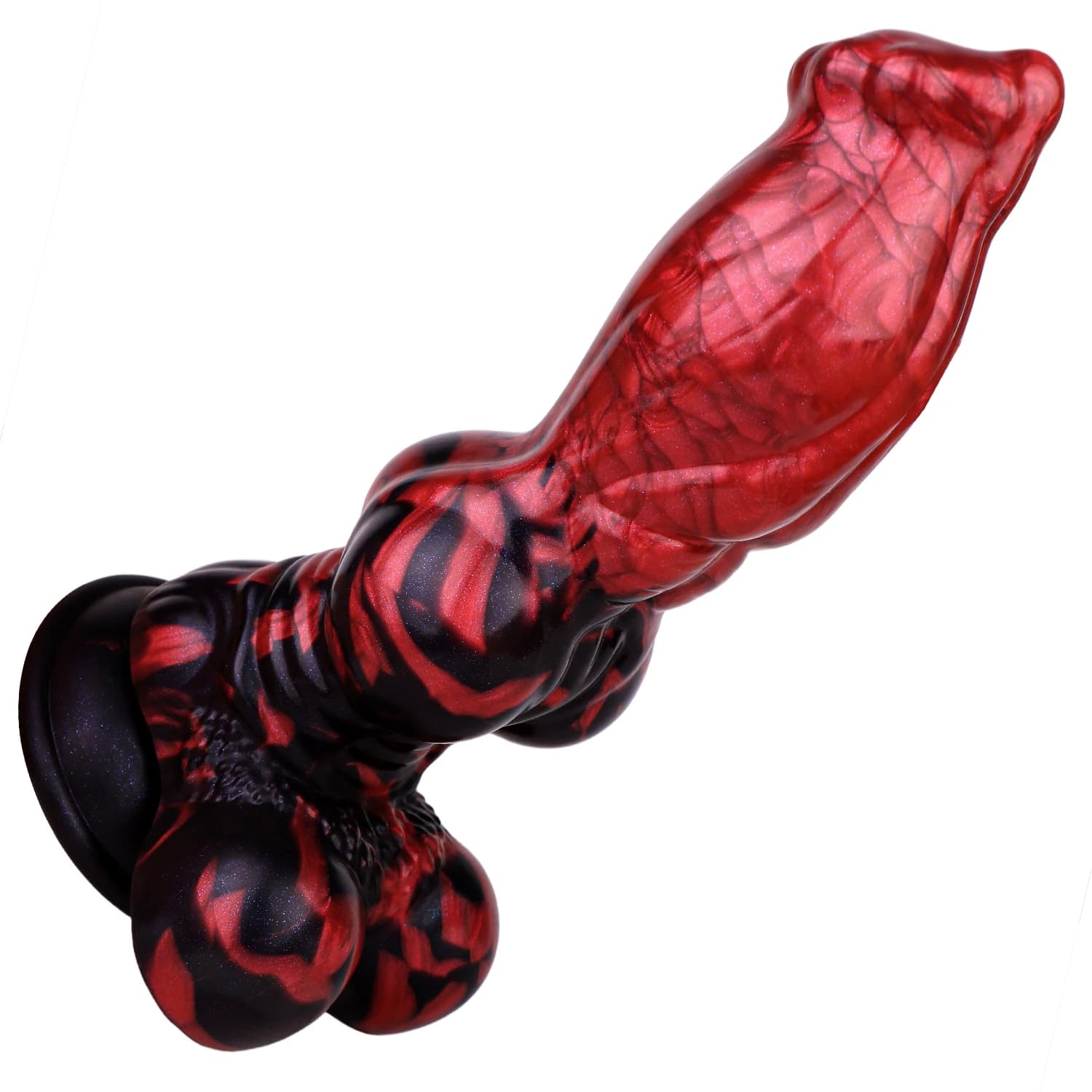 ELKKOST Fantasy Dragon Knot Silicone Dildo